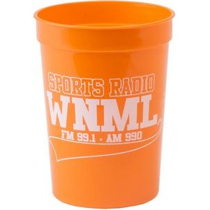 12 oz. Smooth Plastic Stadium Cup